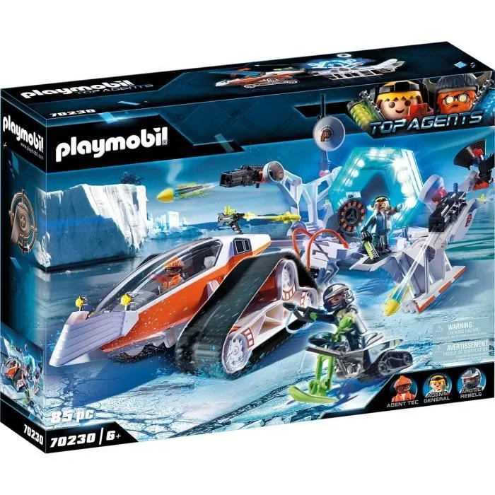 PLAYMOBIL - 70230 - Véhicule de commande de la Spy Team-0