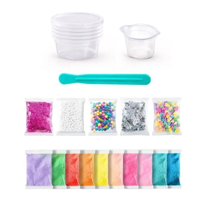 CANAL TOYS - Slime - Mix'in Kit - Pack 10 Slimes pour Enfant de 6 ans et plus - Multicolore-1