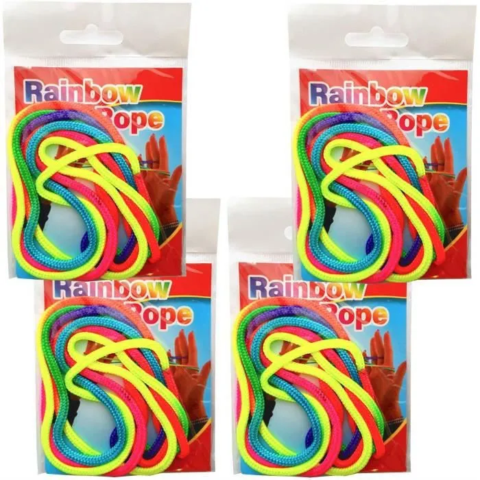 Jeu de ficelles magiques Cat's Cradle x4 - Fluo Multicolore - Cats Cradles String Art-0
