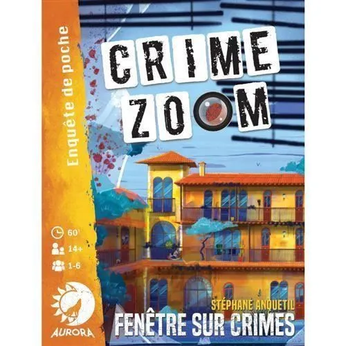 Aurora Jeu de stratégie Crime Zoom Fenêtre sur crime - 9782491629045-0