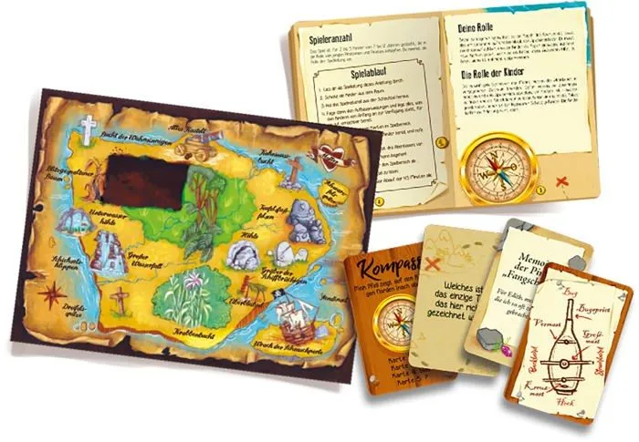 Jeu de societe - jeu de plateau 404 editions - OBOD0001 - Pirates Jeu, , Multicolore, colore, 3. Escape Box-1