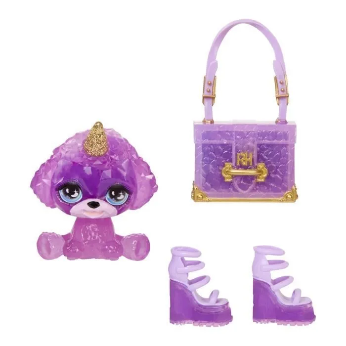 Rainbow High Poupée Mannequin avec Kit de Slime et Animal de Compagnie - Violet (Violet) - Poupée Pailletée 28 cm avec Kit de Slime-5