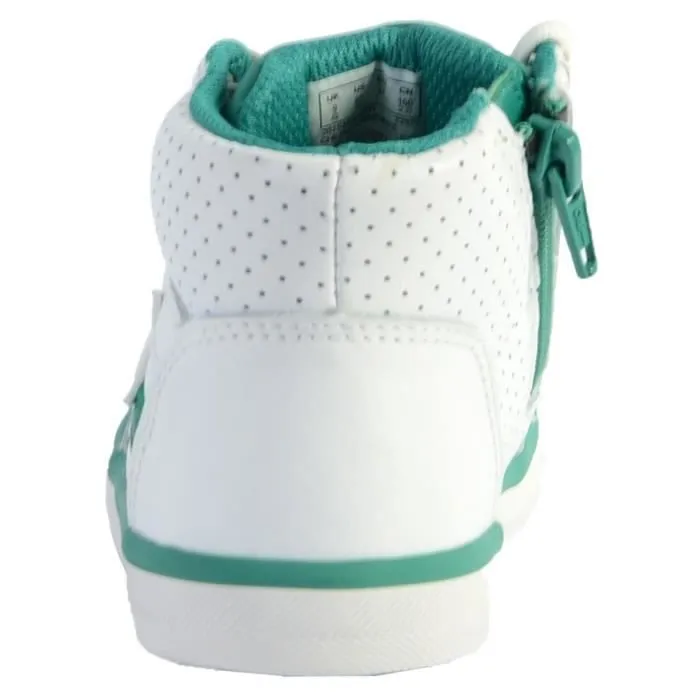 Basket Enfant - Clarks - City Flake K - Cuir/Synthétique - Blanc - Confort exceptionnel-2