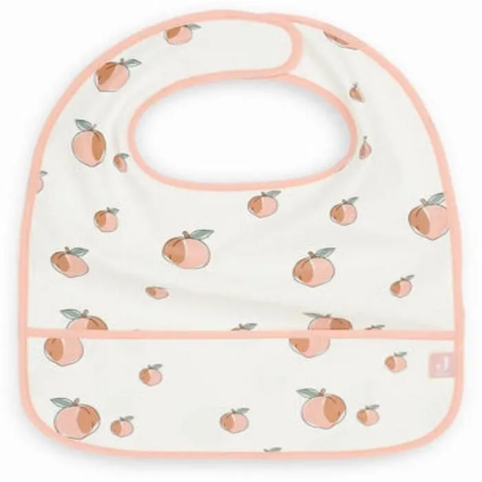 Bavoir Imperméable Pêche (2pcs) - Jollein-1