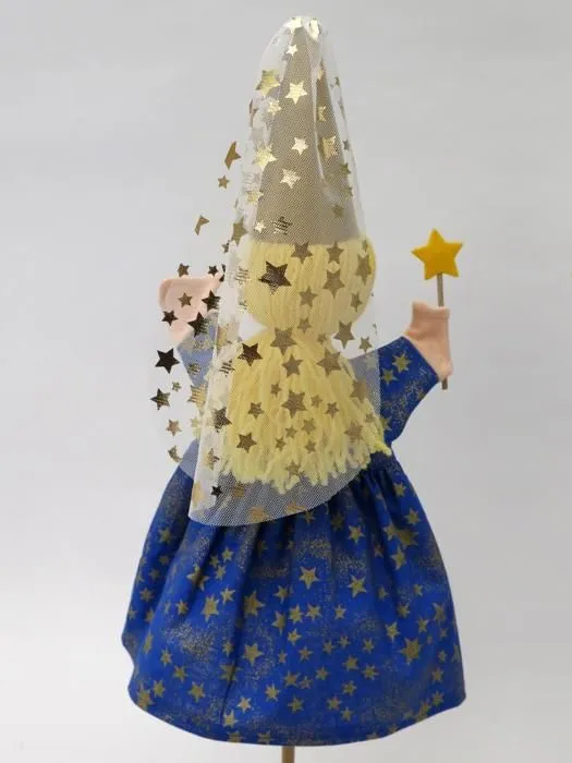 Marionnette Fee Bleue 35 cm-2