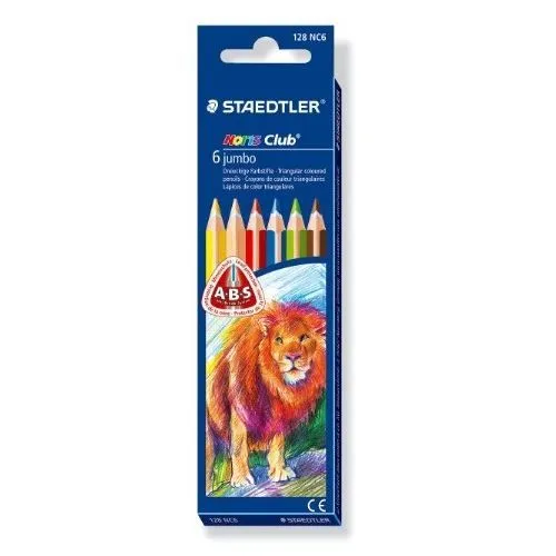 STAEDTLER 128 NC6 LOT DE 6 CRAYONS DE COULEUR 6…-0
