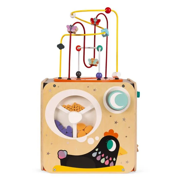 Maxi looping multi-activités en bois JANOD - Dès 18 mois-5