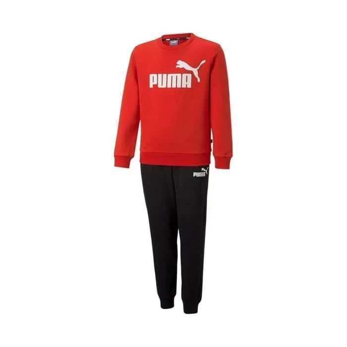 T-SHIRT - PUMA - TUTA PUMA - Rouge/Nero - Manches longues - Enfant 13-14 ans-0