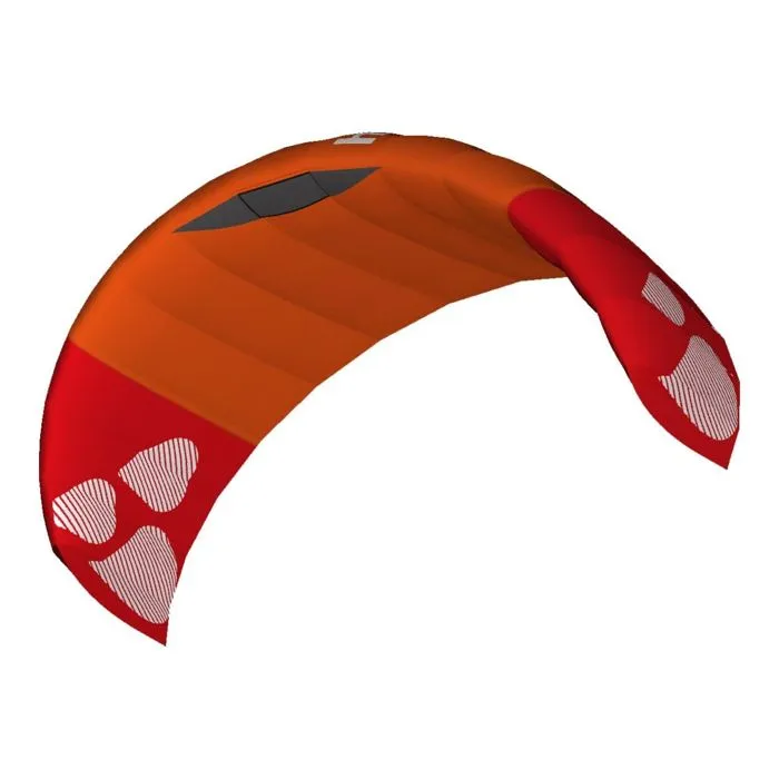 Cerf-volant HQ Kites Hydra II 300cm orange/rouge à trois lignes-3