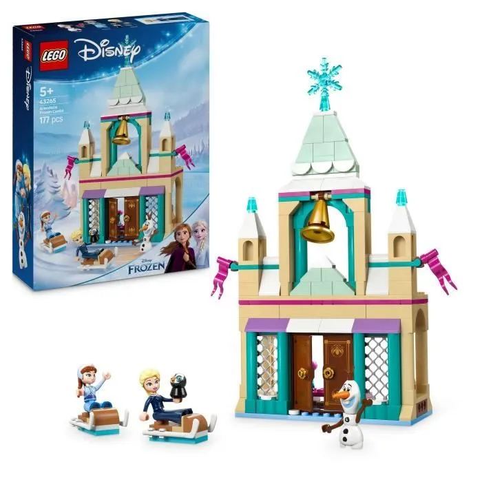 LEGO Disney La Reine des Neiges 43265 Le Château de Glace d’Arendelle - Jeu enfant 5 ans-0