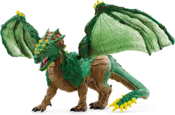 Dragon de la jungle, figurine fantastique, pour enfants dès 7 ans, ELDRADOR CREATURES - 19 x 22 x 13 cm, schleich 70791 ELDRADOR-0