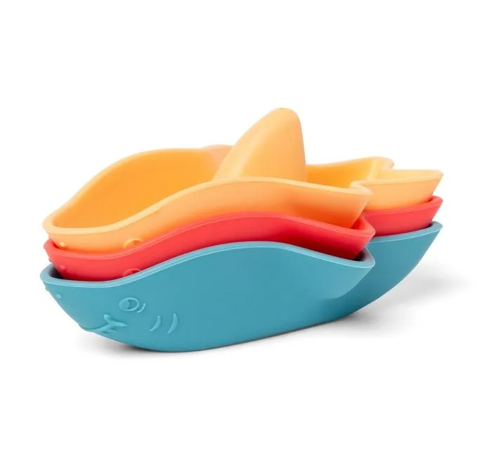 Little L - Jouets de bain en silicone Requins - COOL KIDS PROJECT-1