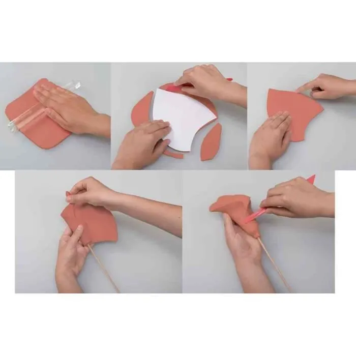 Pâte à modeler durcissante à l'air - FIMO - air BASIC - Couleur chair - 500g - 97% naturel-2