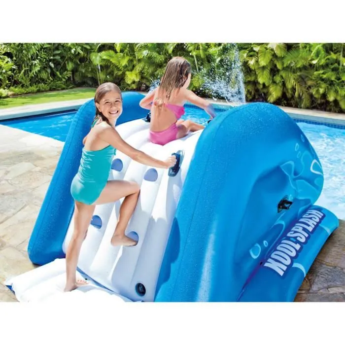 Intex Toboggan aquatique gonflable Kool Splash Bleu-2