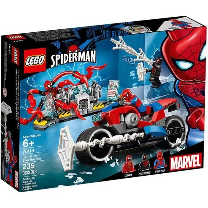 LEGO® Marvel Super Heroes 76113 Le sauvetage en moto de Spider-Man-0