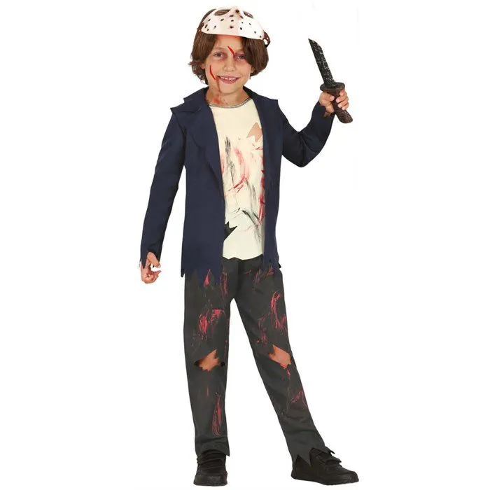 Déguisement tueur à la machette enfant-0