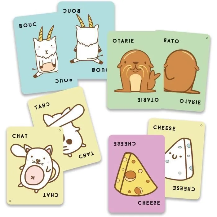 Jeu de société - Blue Orange - Taco Verso Bouc Cheese Pizza - Age 8 ans - Durée 10 min - Jeu d'ambiance-3