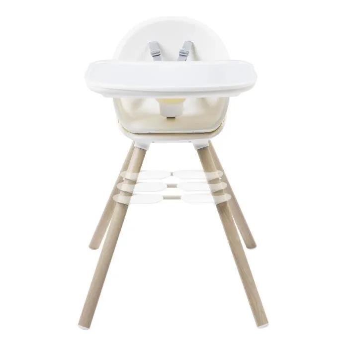 MAXI-COSI Moa Chaise haute bébé évolutive 8 en 1, Chaise haute/Réhausseur/Tabouret/Bureau, De 6 mois à 5 ans, Beyond White2 Eco-8