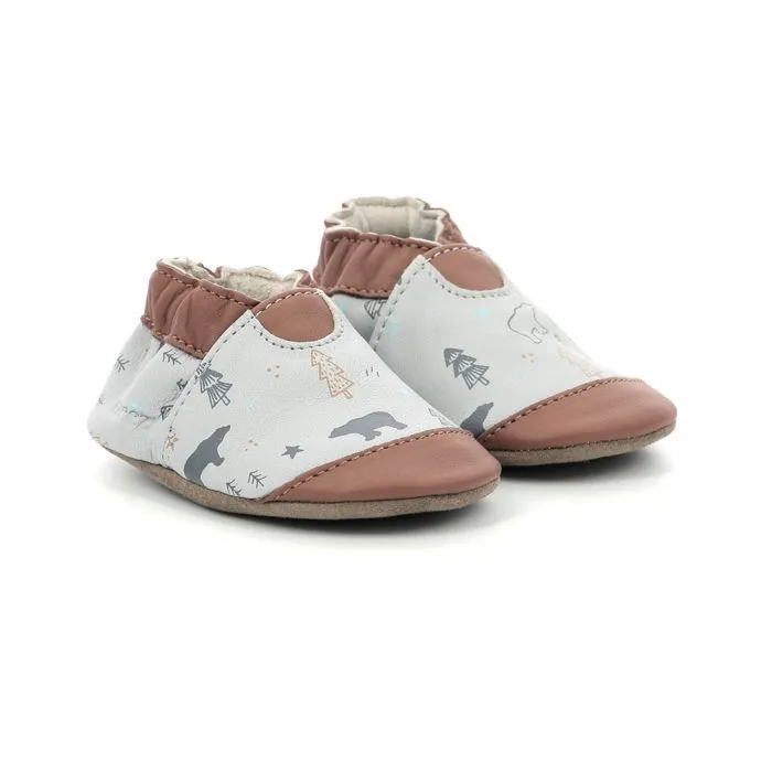 Chaussons - ROBEEZ - Wintering Bear - Cuir - Doublure cuir - Confort optimal-1