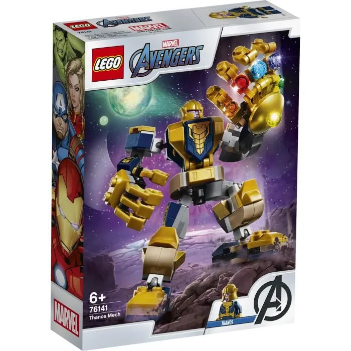 Jouet de construction - LEGO® - Marvel Super Heroes 76141 - Robot de Thanos - 152 pièces - 3 ans et plus-0