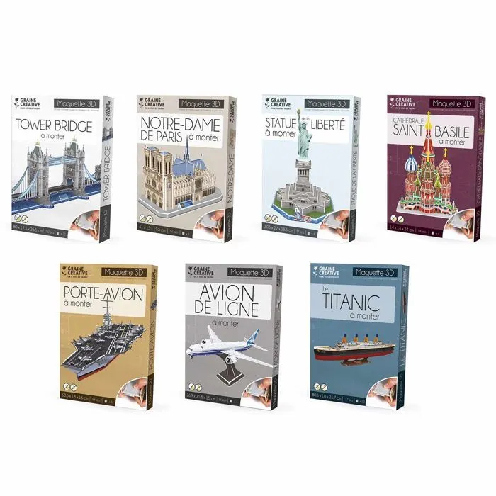 Puzzle 3D Maquette Big Ben - Graine Creative On a Tous du Talent-3