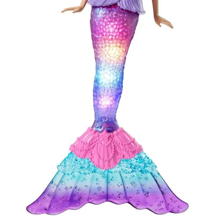 Barbie-Poupée Barbie Dreamtopia Sirène Lumières Scintillantes, 3-7 ans HDJ36-4