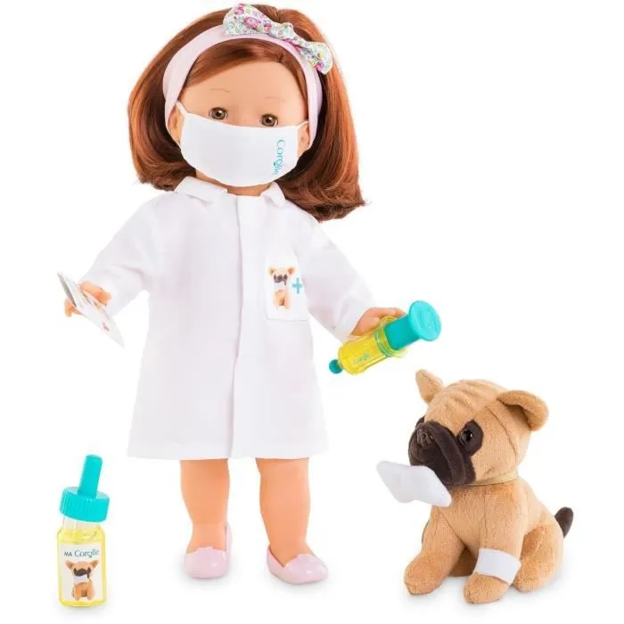 Accessoires poupée - COROLLE - Kit de Jeu Vétérinaire - Pour poupée 36 cm - 6 accessoires - Dès 4 ans-5