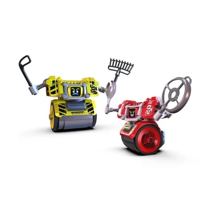 Pack de 2 robots de combat interactifs YCOO STREET KOMBAT avec détecteur de mouvements pour toute la famille-0