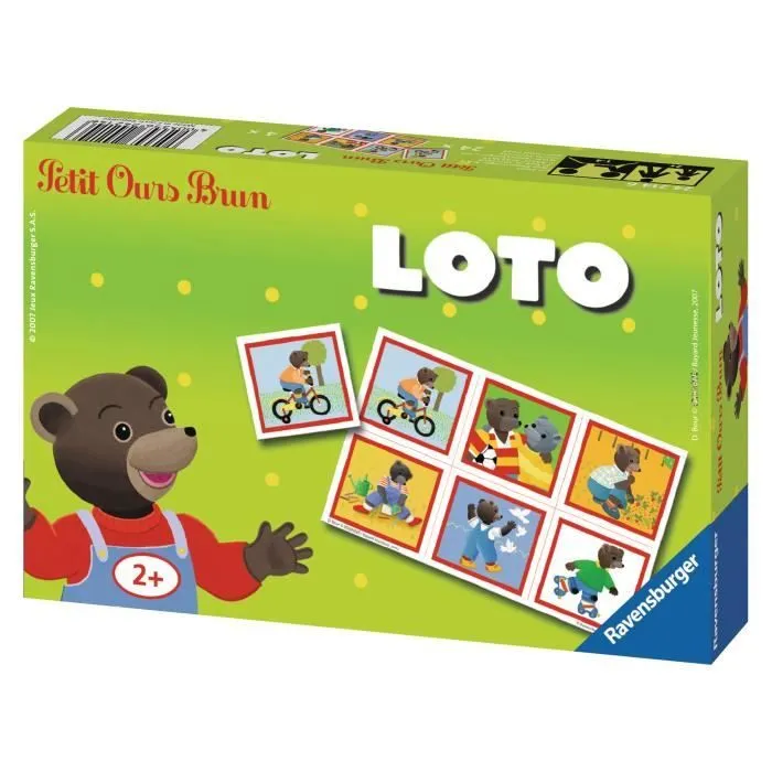 PETIT OURS BRUN Loto - Jeu éducatif classique - Ravensburger-Dès 2 ans-2