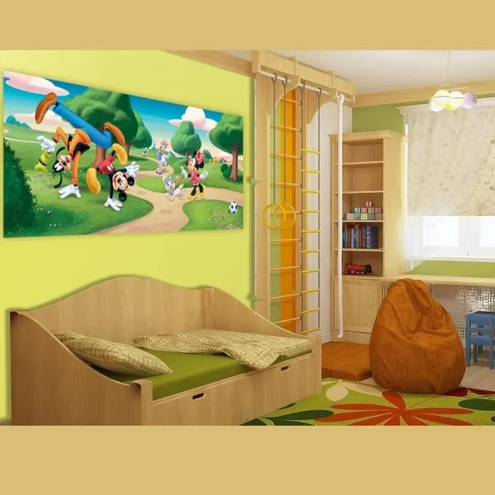 Poster géant Mickey & Minnie - AG DESIGN - Thème : Pour les enfants - H 90 x L 202 cm-1