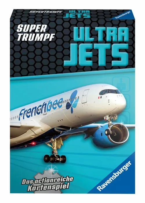 Ravensburger - 20691 - Jeu de Cartes Supertrumpf Ultra Jets Quatuor et atout pour Les Fans de Technologie a partir de 7 Ans-0