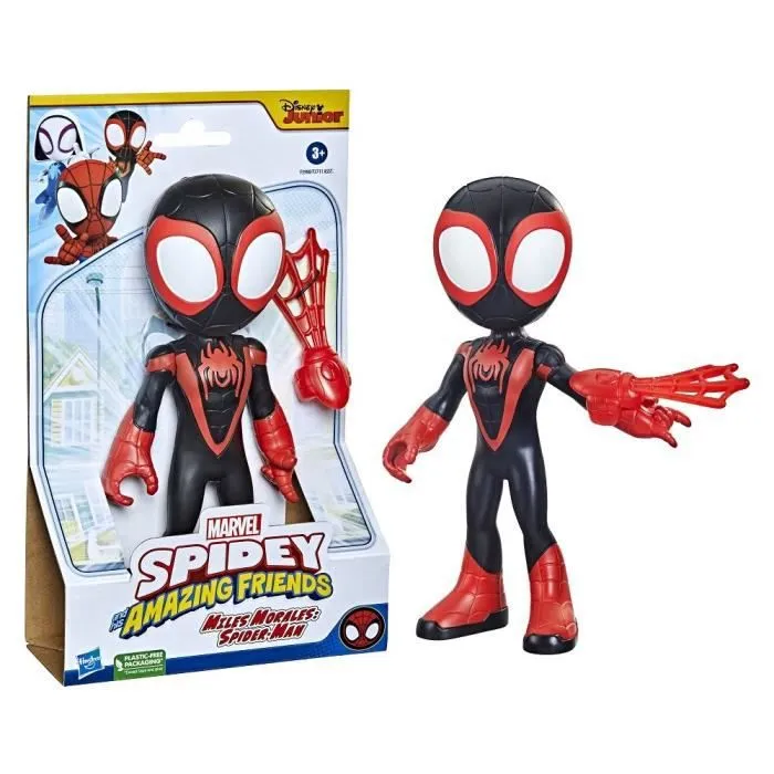 Figurine Miles Morales : Spider-Man géant pour enfants - Marvel Spidey and His Amazing Friends-0