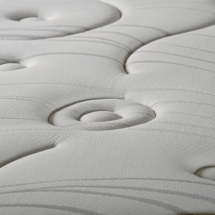 Matelas DIVIN 140x190 cm | Ressorts  & Mémoire de forme | Blanc-2