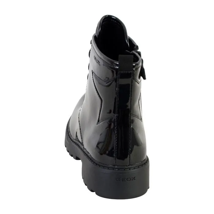 Bottines Geox Casey - Fille - Noir - Lacets ronds - Confort exceptionnel-2