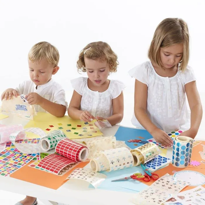 Gommettes Mosaiques - Apli kids - 19504 - 2460 gommettes - Adhesif repositionnable - Couleurs vives-3