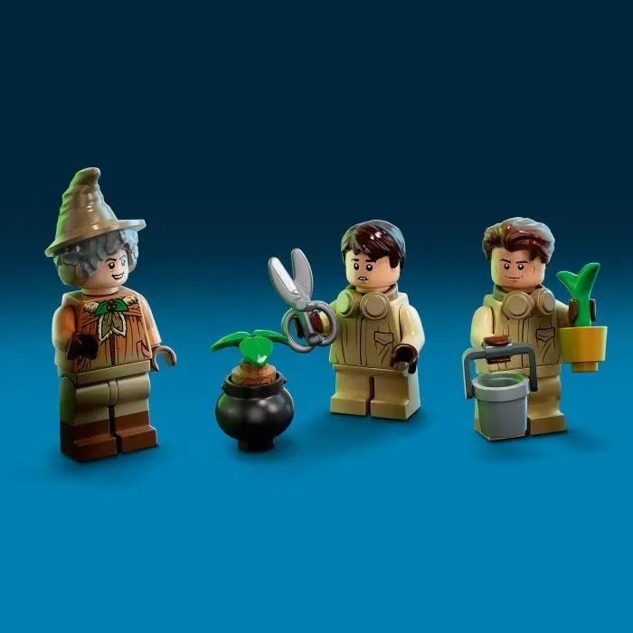 LEGO® Harry Potter™ 76384 Poudlard : Le cours de botanique, Livre avec Cedric Diggory, Neville Londubat et le professeur Chourave-2