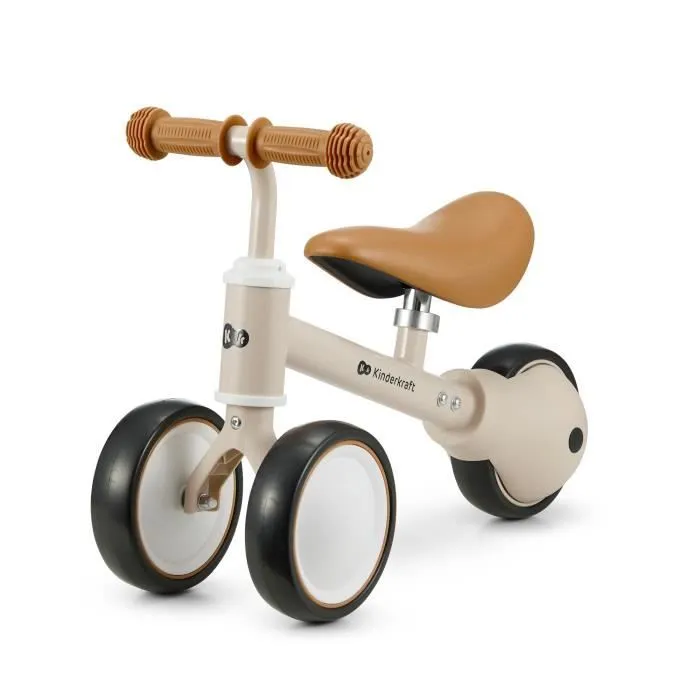 Draisienne CUTIE - KINDERKRAFT - Mini vélo tricycle - Beige - Mixte - 3 roues-0