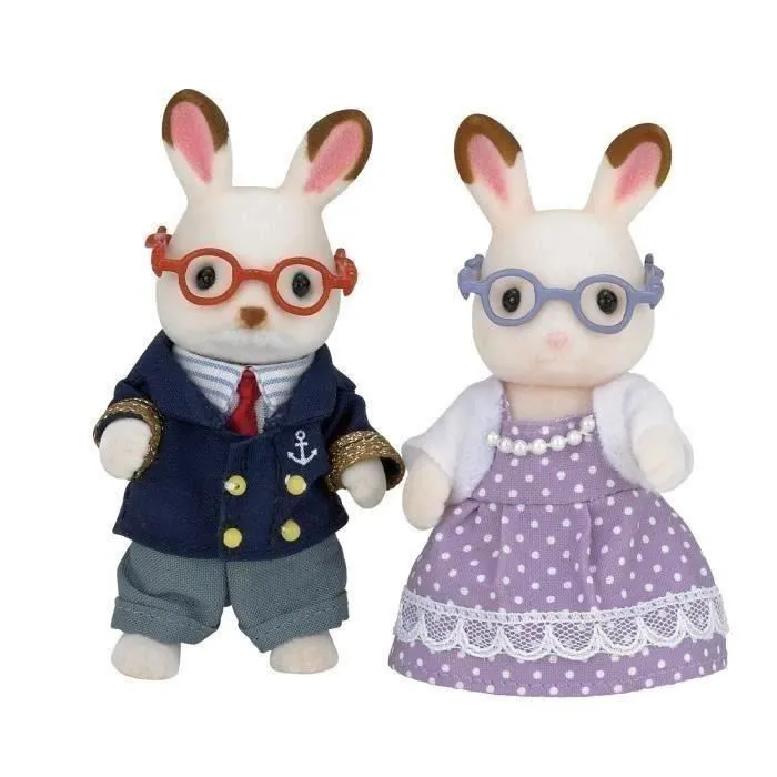 SYLVANIAN FAMILIES - 5190 - Grands-Parents Lapin Chocolat - Les familles-1