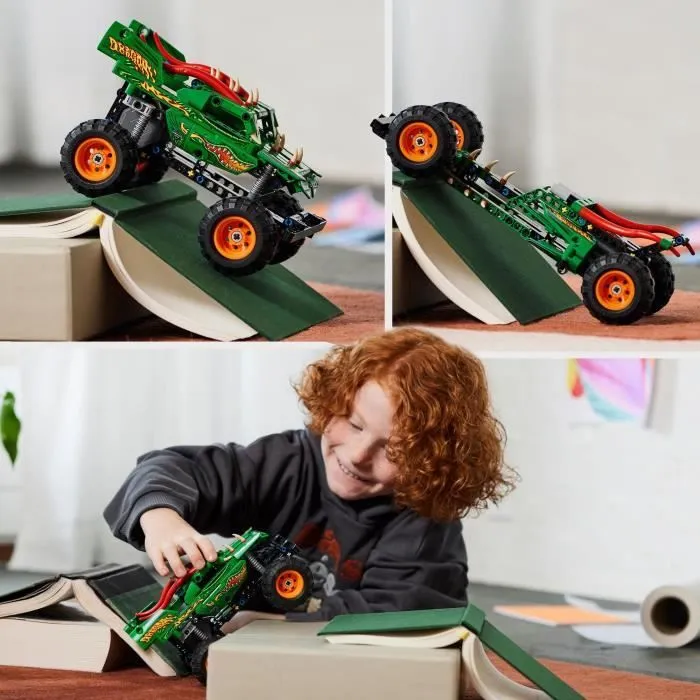 LEGO® Technic 42149 Monster Jam Dragon, 2-en-1, Monster Truck Jouet, Voiture de Course-5