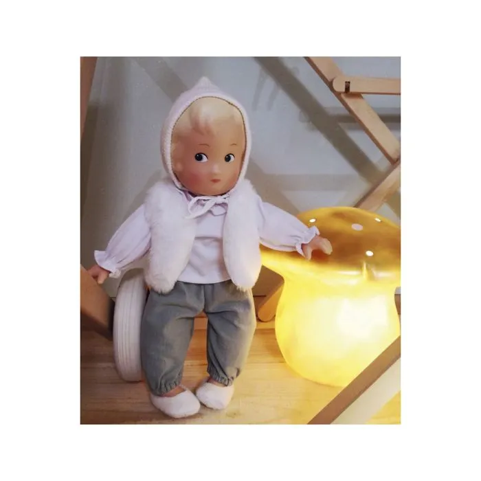 Lampe à poser / Veilleuse LED Champignon Doré Egmont Toys - H20cm / Ø 26cm-2