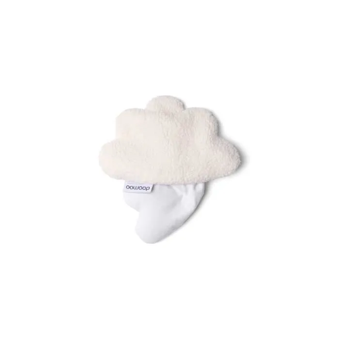 doomoo Bouillotte Snoogy - 2 en 1 Bouillotte bébé et Peluche - Soulage les coliques et facilite la digestion, Cloudy White-2