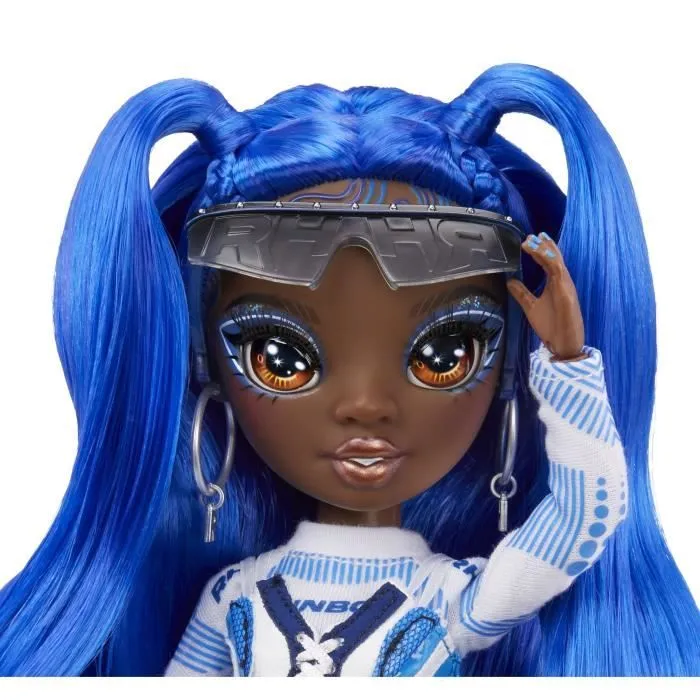 Poupée mannequin Rainbow High S4 - Coco Vanderbalt - Bleu - Accessoires inclus-4
