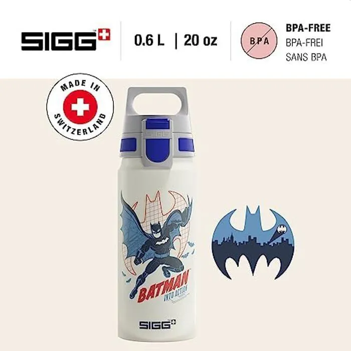 Gourde Enfant En Aluminium - SIGG - WMB ONE - Anti-fuite - Sans BPA-1