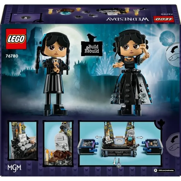 LEGO Mercredi 76780 Figurine de Mercredi Addams - Jeu de construction collector-4