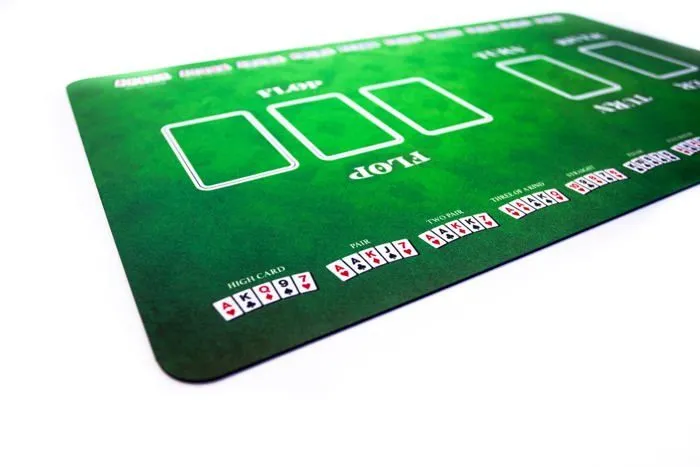Tapis de jeu de carte Playmats - K048 - Texas Hold'em Tapis de Jeu de Cartes pour Poker 61 x 35,5 cm-3