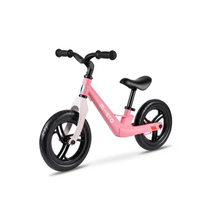 Draisienne enfant Micro Balance Bike Lite Rose - Apprendre l'équilibre et la coordination - Poids plume et confortable-0