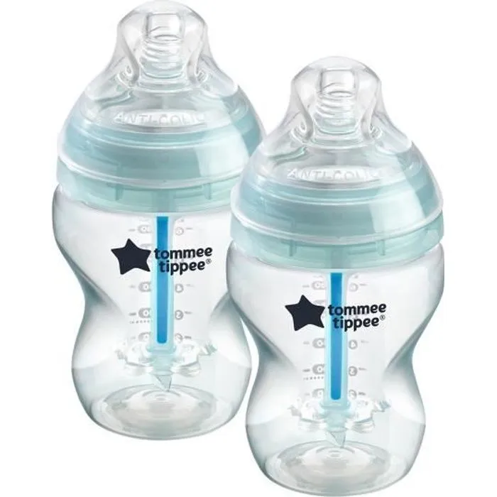 TOMMEE TIPPEE Biberon Anti colique avancé, lot de 2, 260ml-0