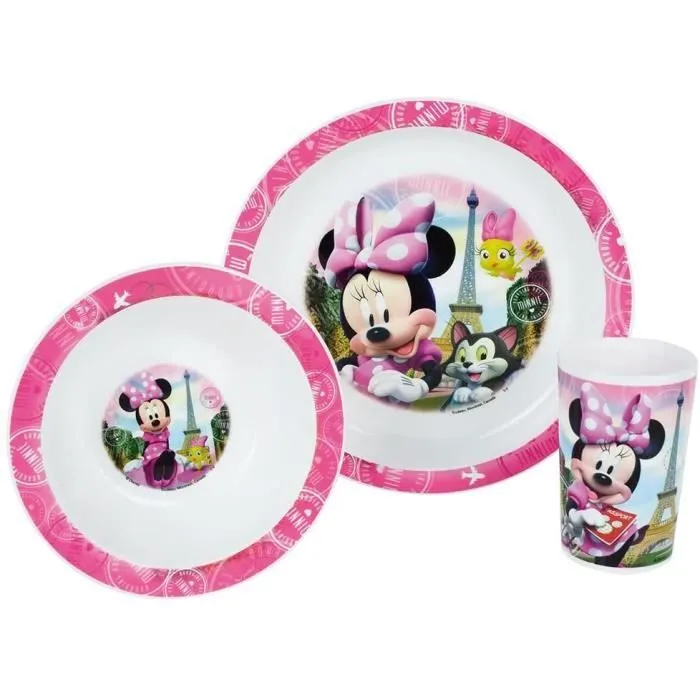 DISNEY MINNIE - Ensemble repas + set de table-3