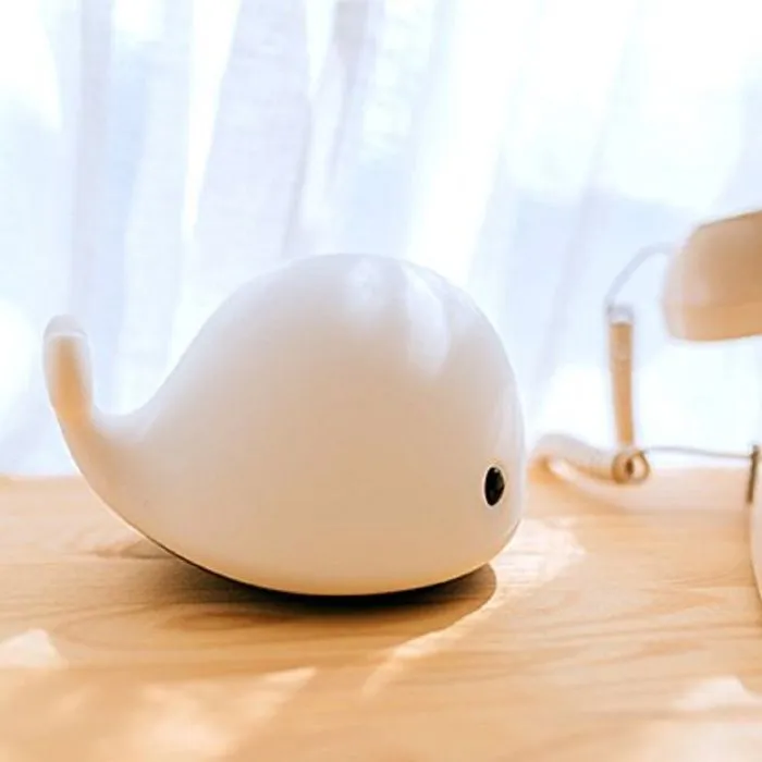 Little L - Veilleuse Lil'baleine blanche - COOL KIDS PROJECT-1