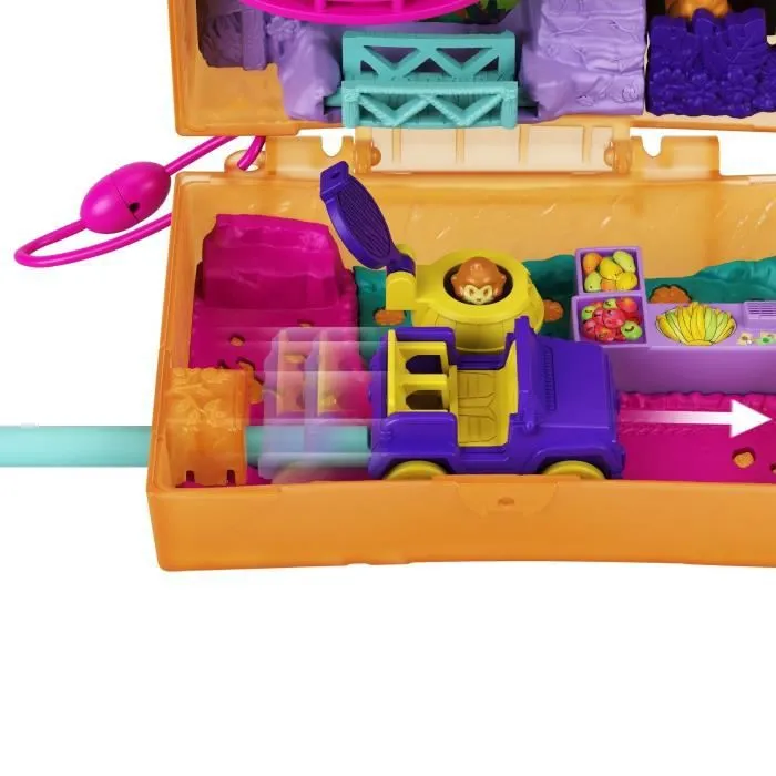 Coffret Univers Le Jus de Fruits Safari - POLLY POCKET - 5 surprises, 2 micro-figurines et autocollants-2
